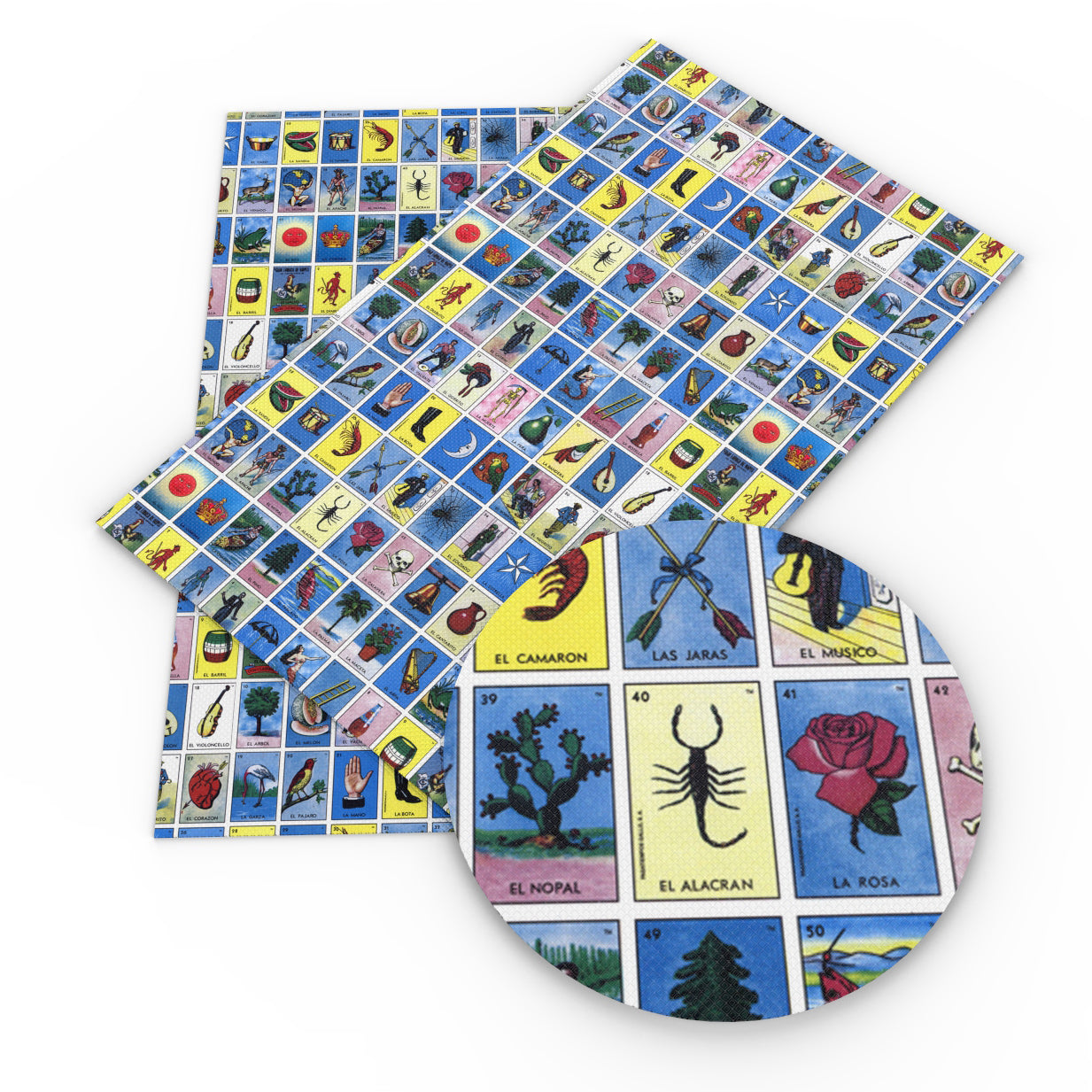 tarot card printed fabric