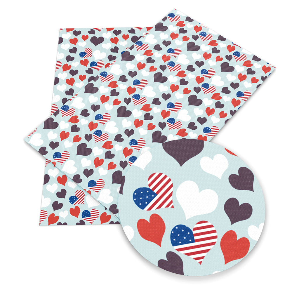 Independence Day (4 of july) Theme Printed Fabric