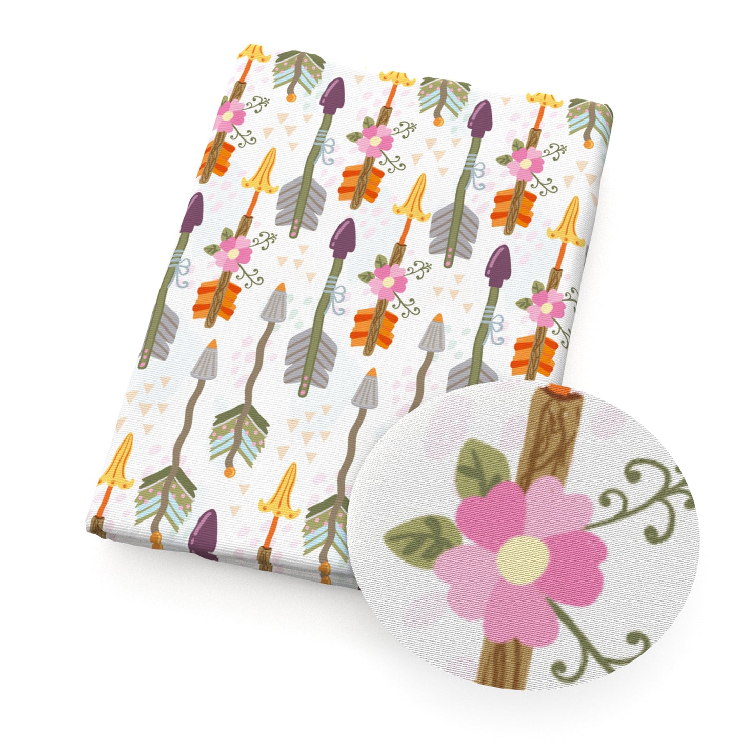 Flower Theme Printed Fabrics