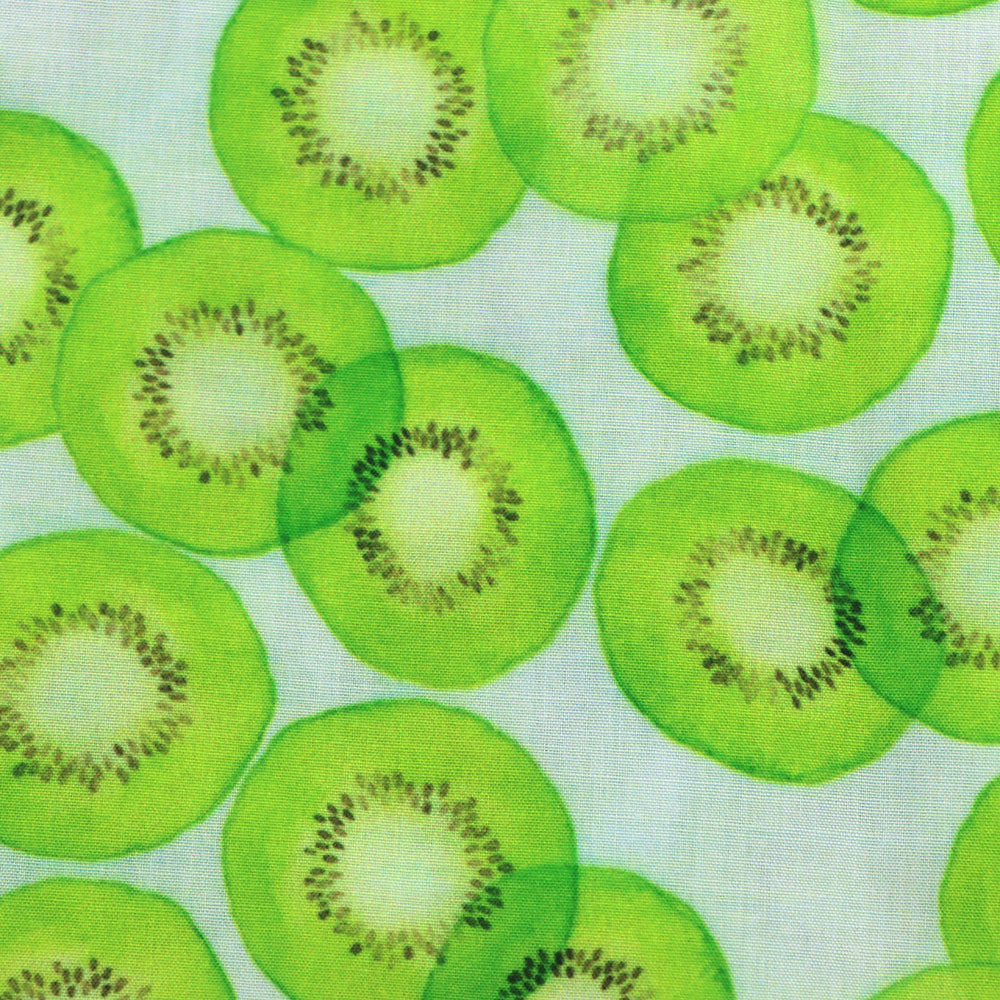 fruit kiwi printed fabric