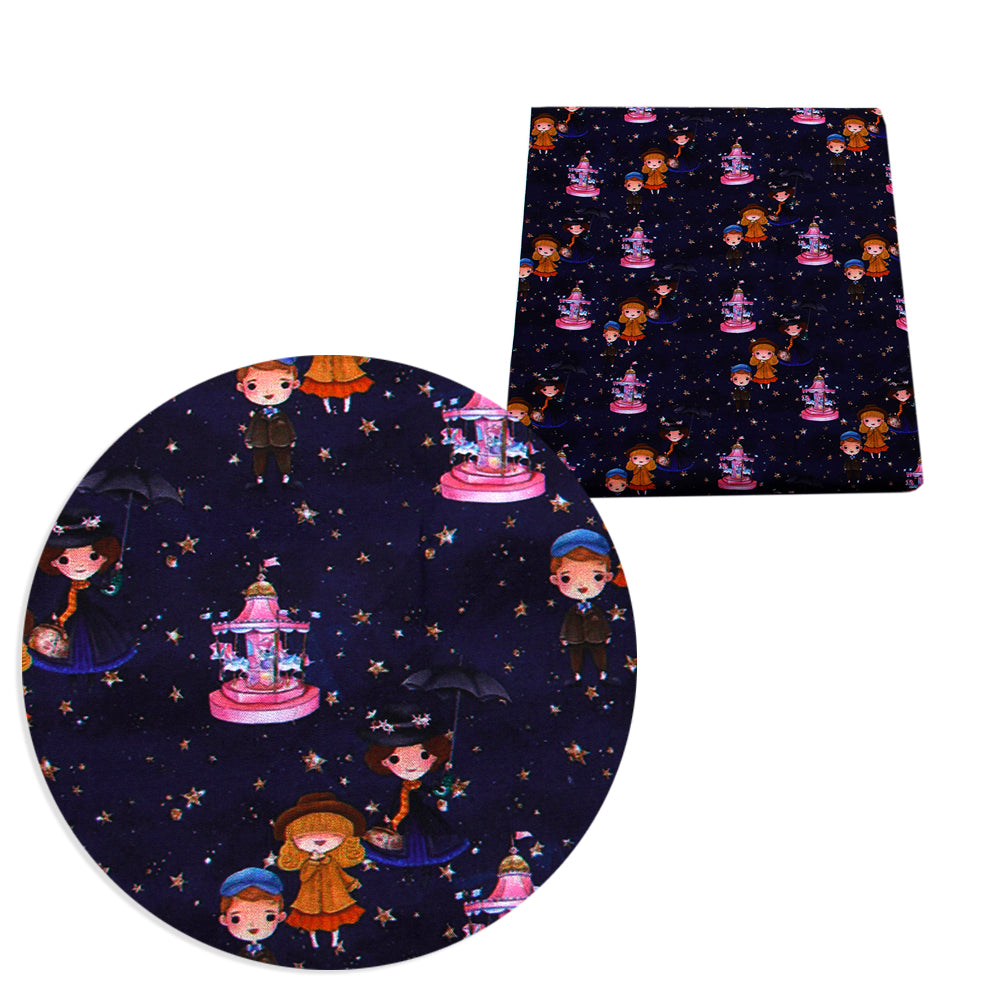 Cartoon Print Fabric