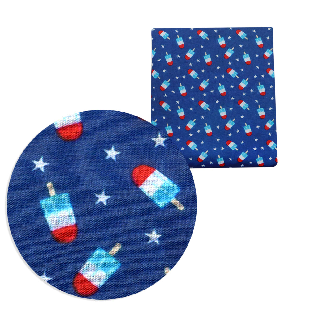 star 4th of july fourth of july independence day printed fabric