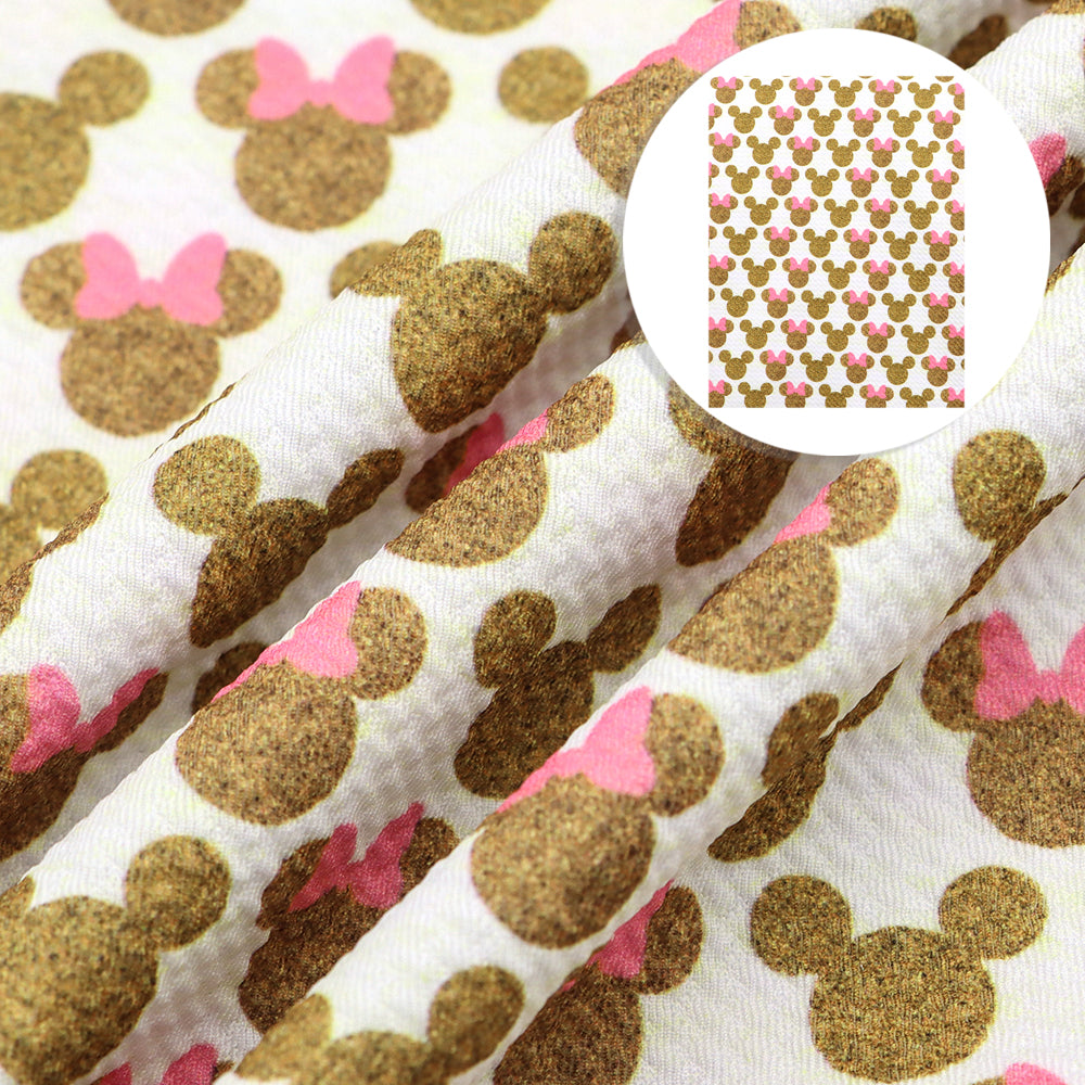 gold series printed fabric