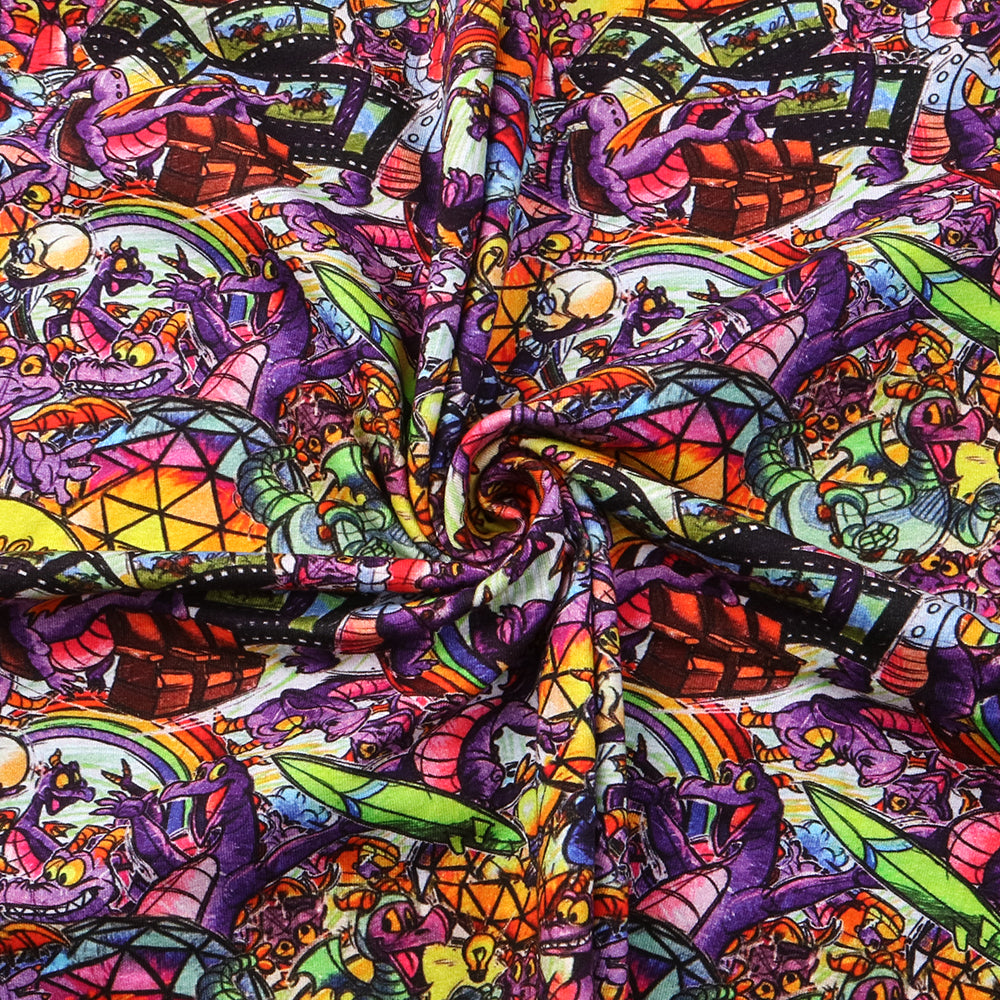 dinosaurs dino printed fabric