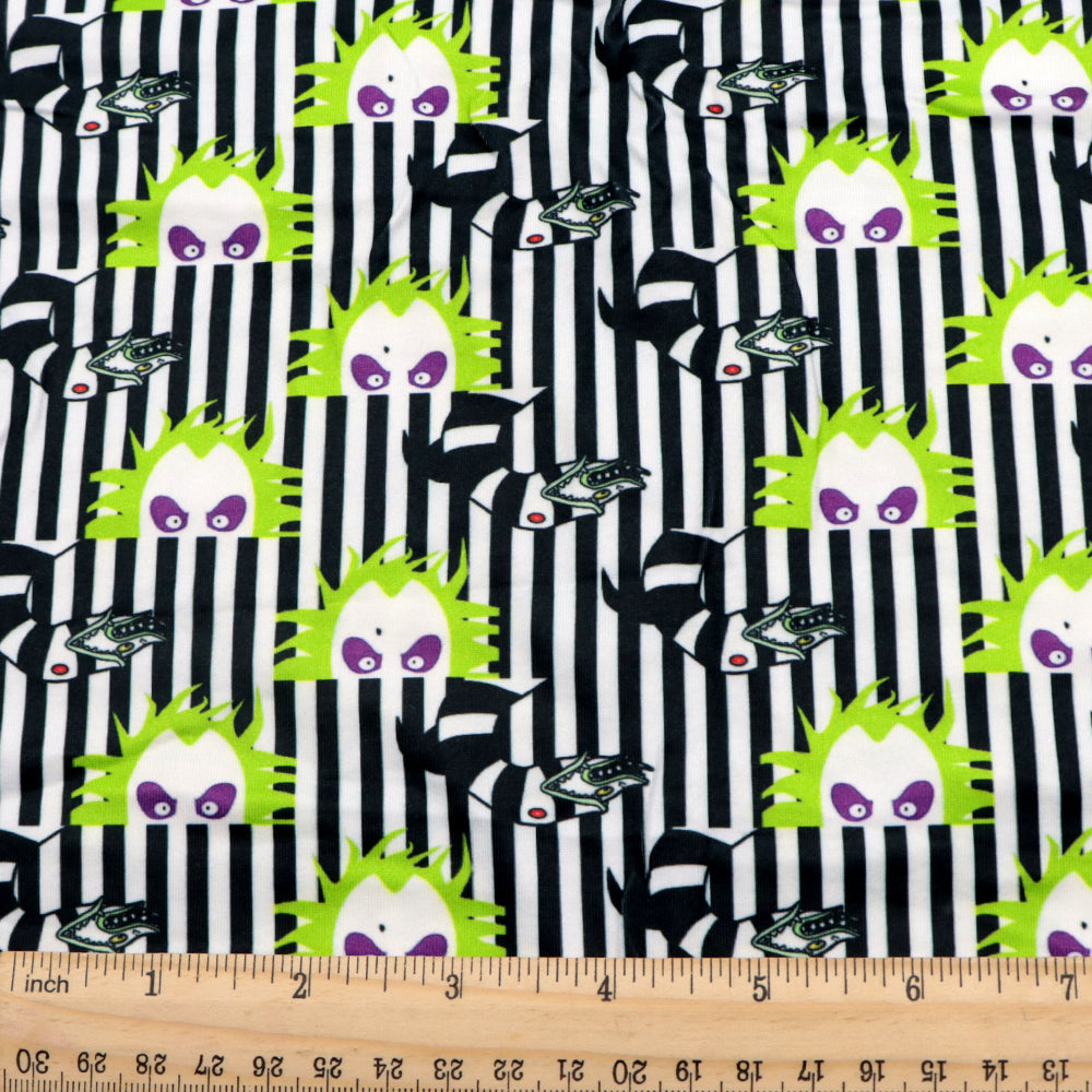 snake pattern stripe printed fabric