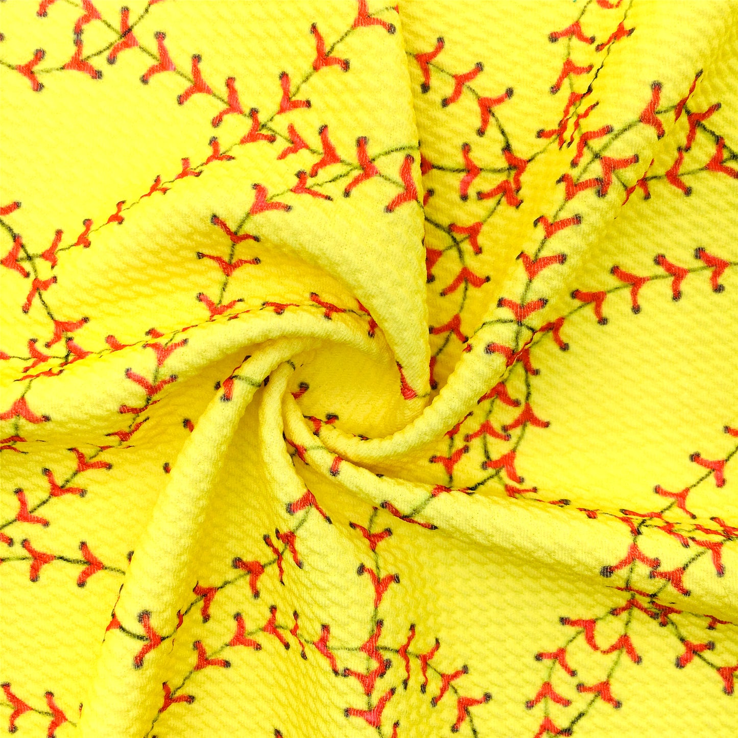 yellow series printed fabric