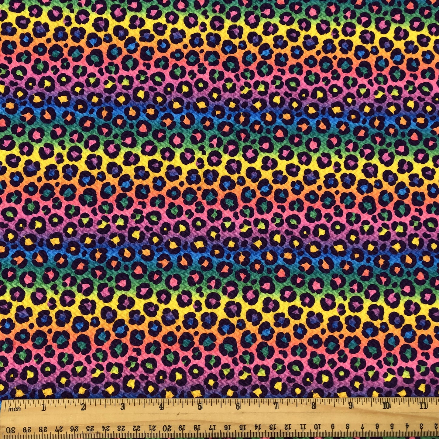 gradient color leopard cheetah purple series printed fabric