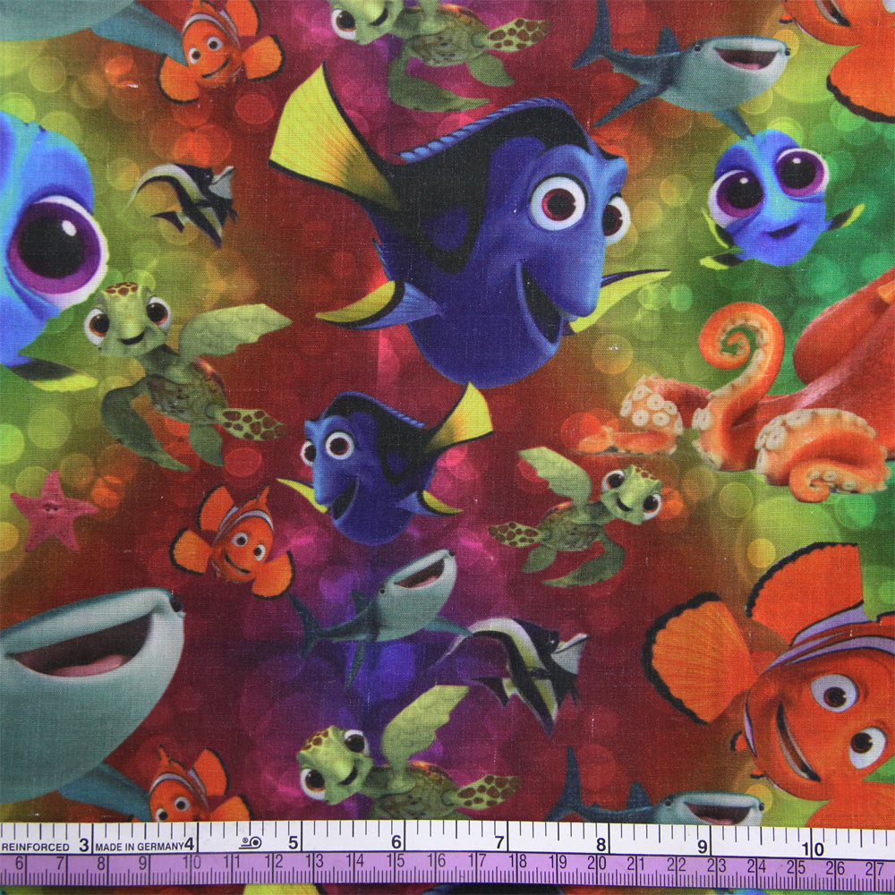 fish printed fabric