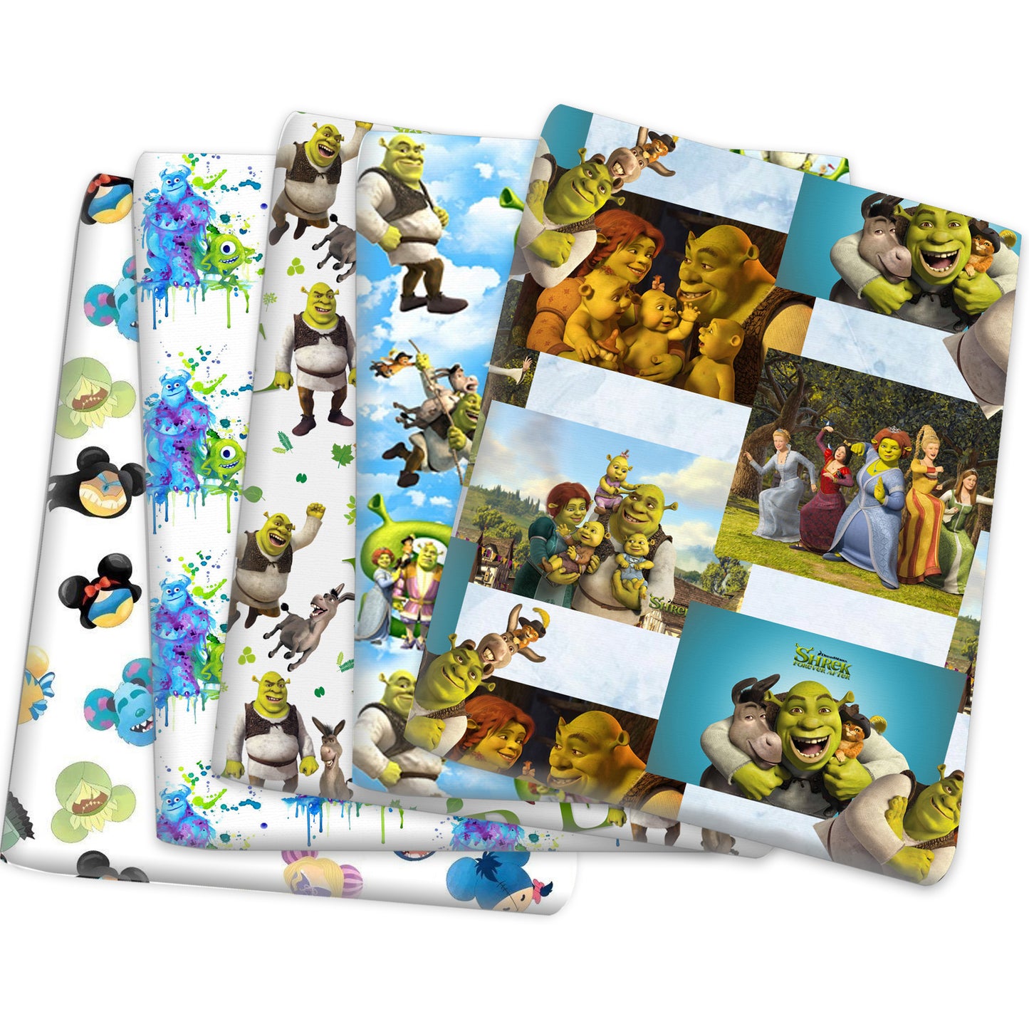 Movie Theme Printed Fabric