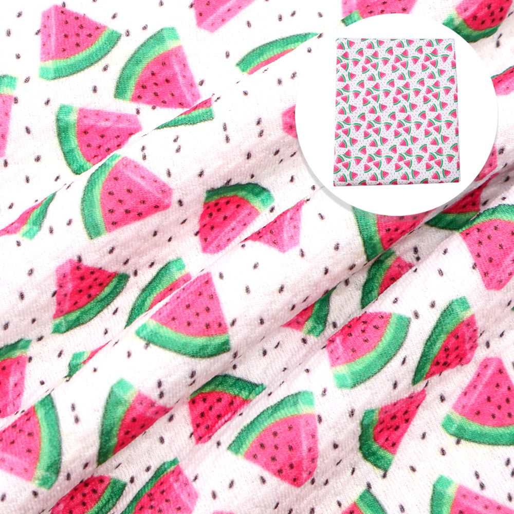 watermelon fruit printed fabric