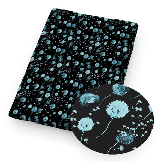 dandelion floral fabric