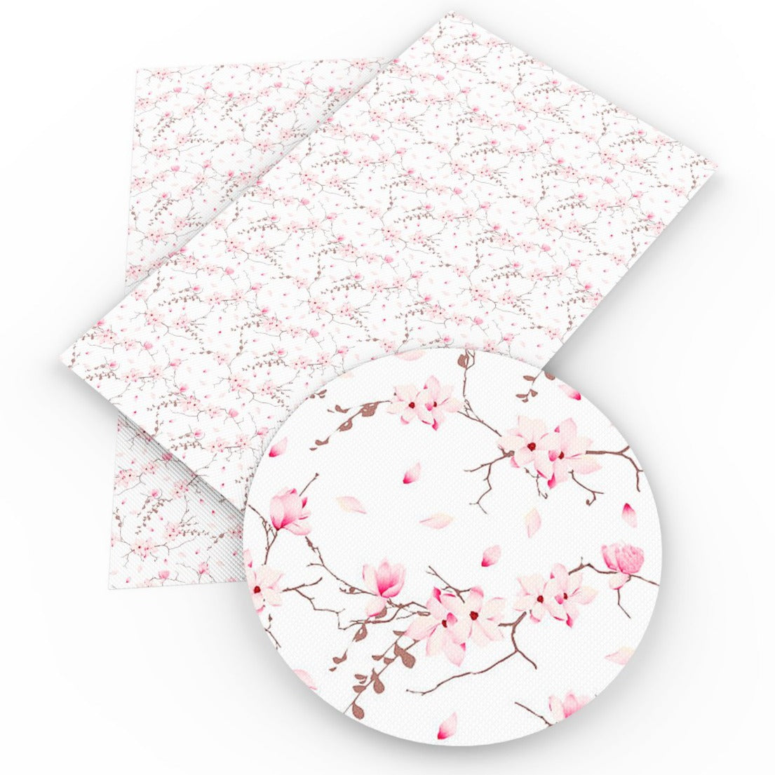 flower floral plum printed fabric