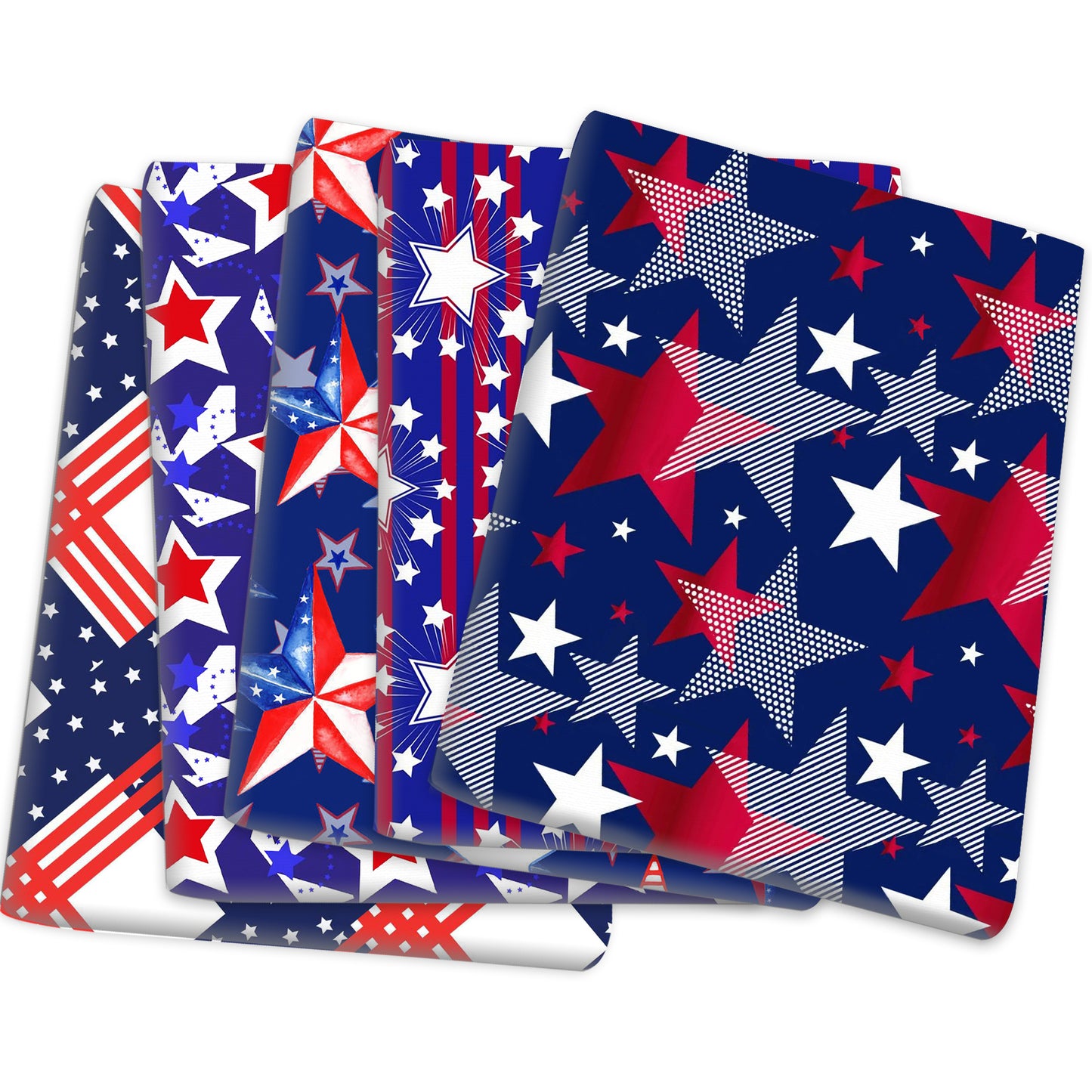 Independence Day (4 of july) Theme Printed Fabric