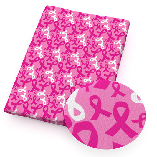 pink series awareness breast cancer printed fabric