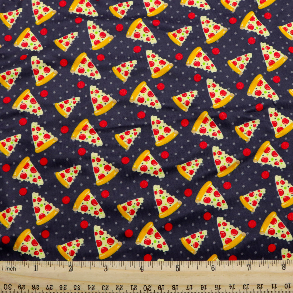 food pizza hut pizza printed fabric