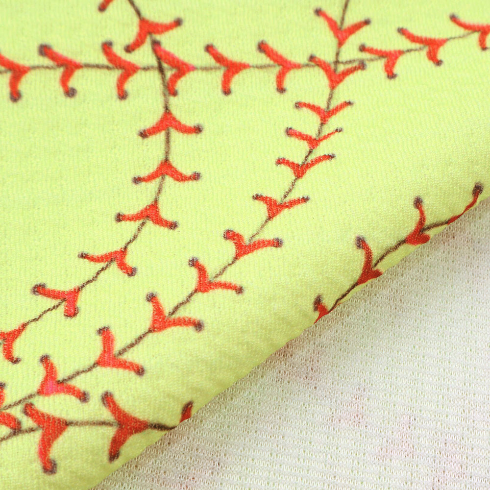 yellow series printed fabric