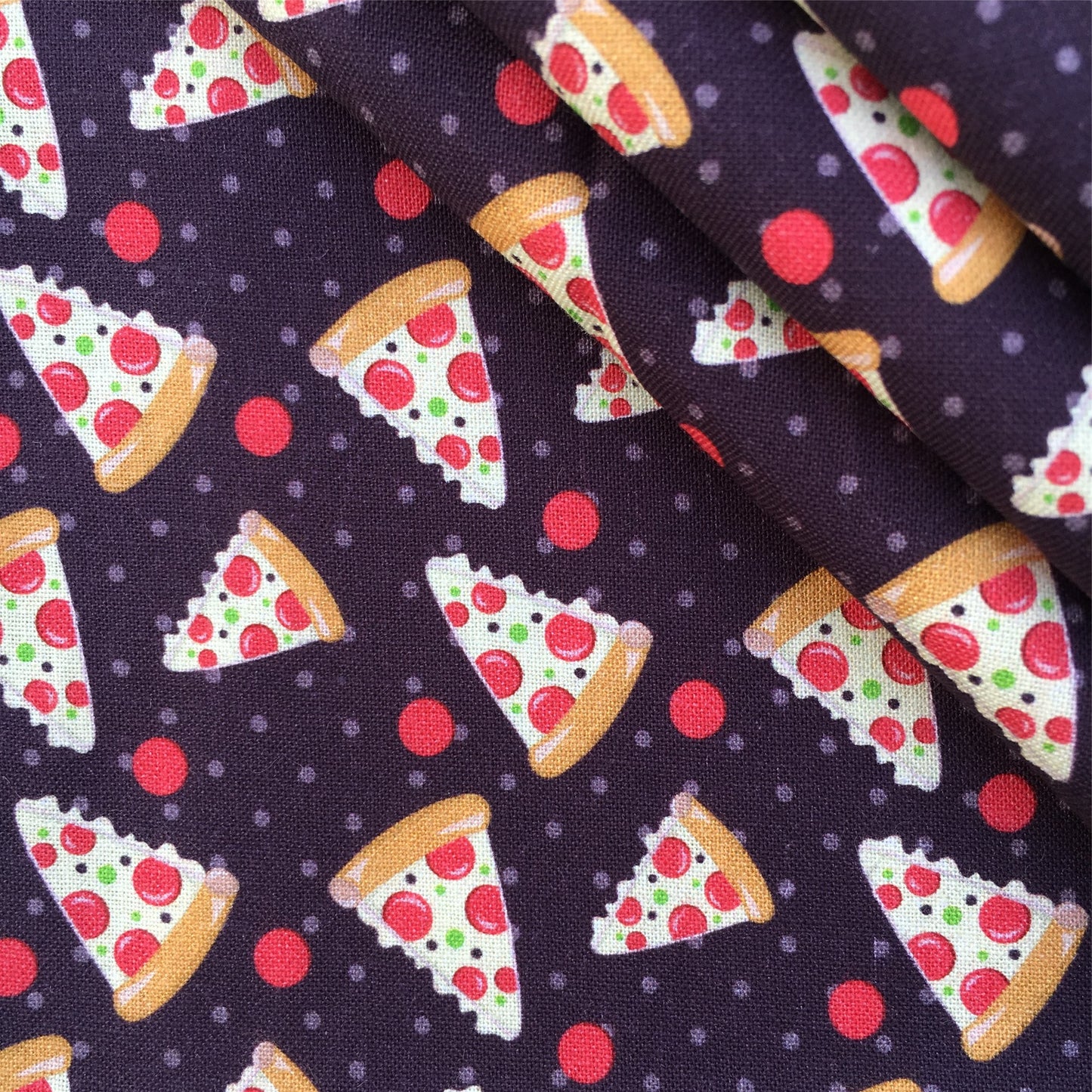 food pizza hut pizza printed fabric