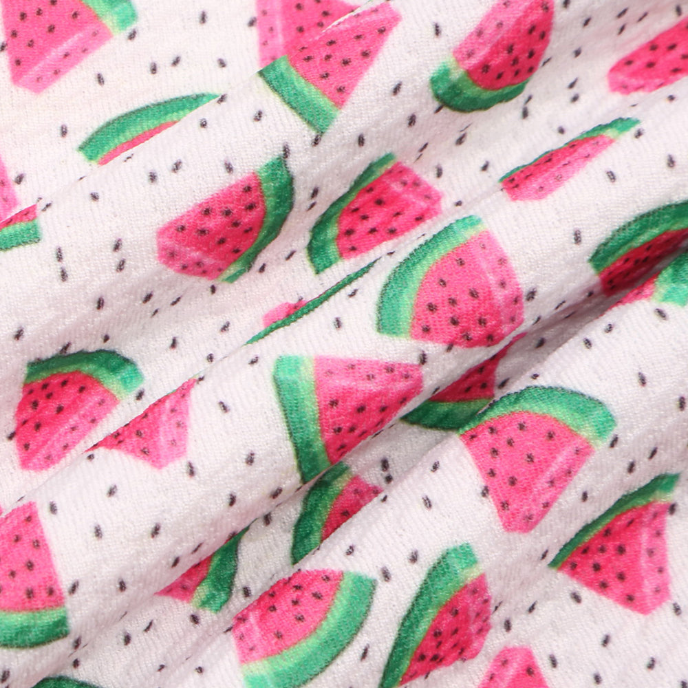 watermelon fruit printed fabric