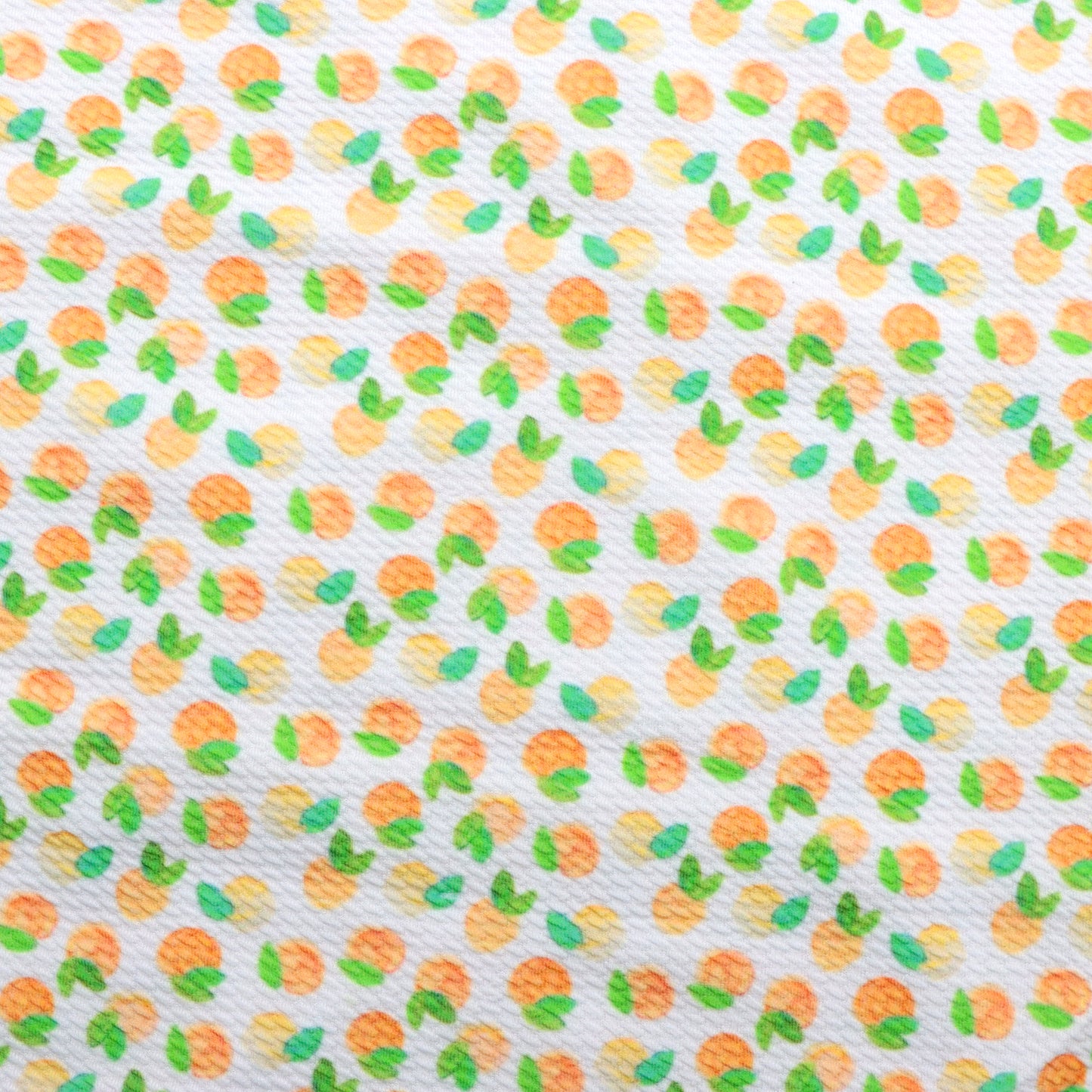 fruit peach printed fabric