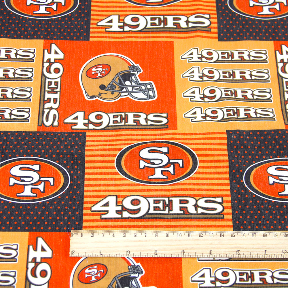 Sports Teams Theme Printed Fabric