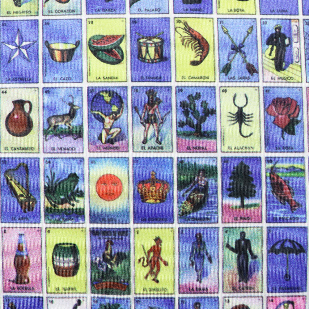 tarot card printed fabric