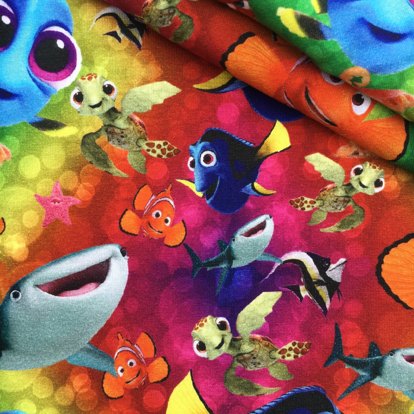 fish printed fabric