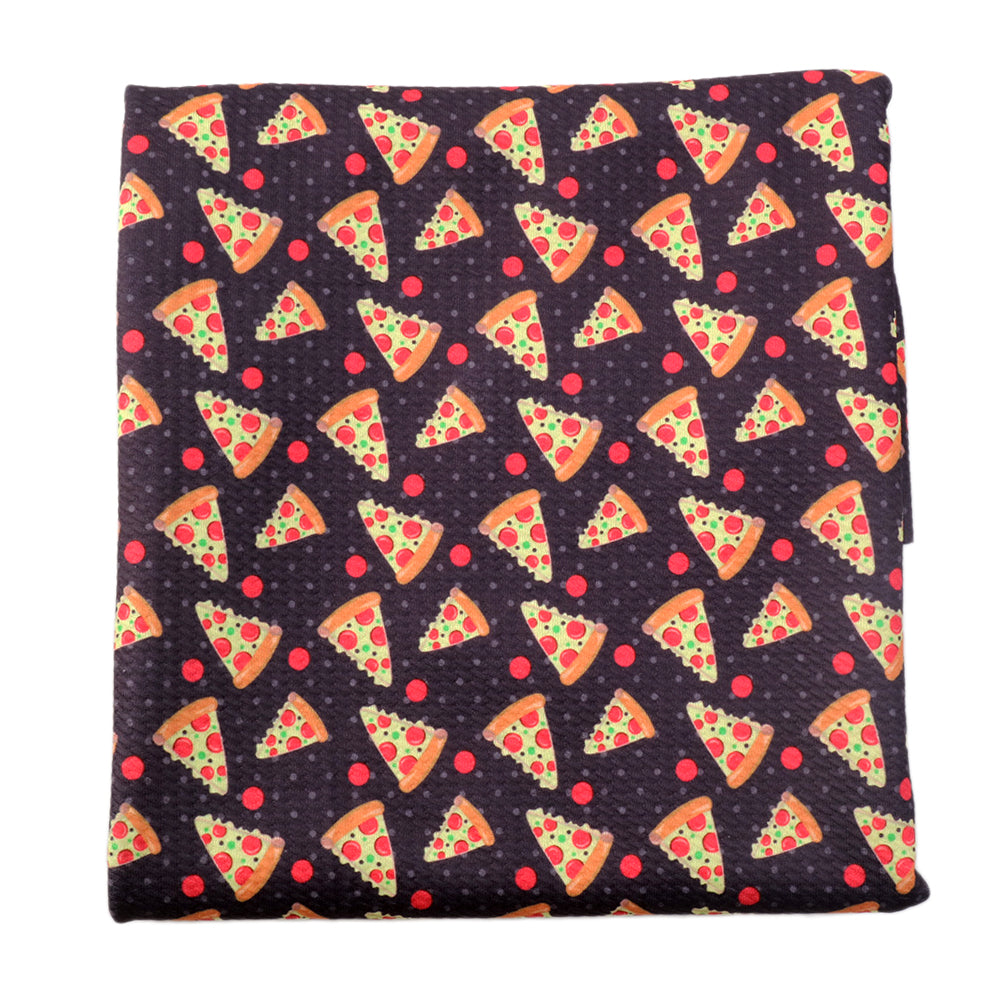 food pizza hut pizza printed fabric