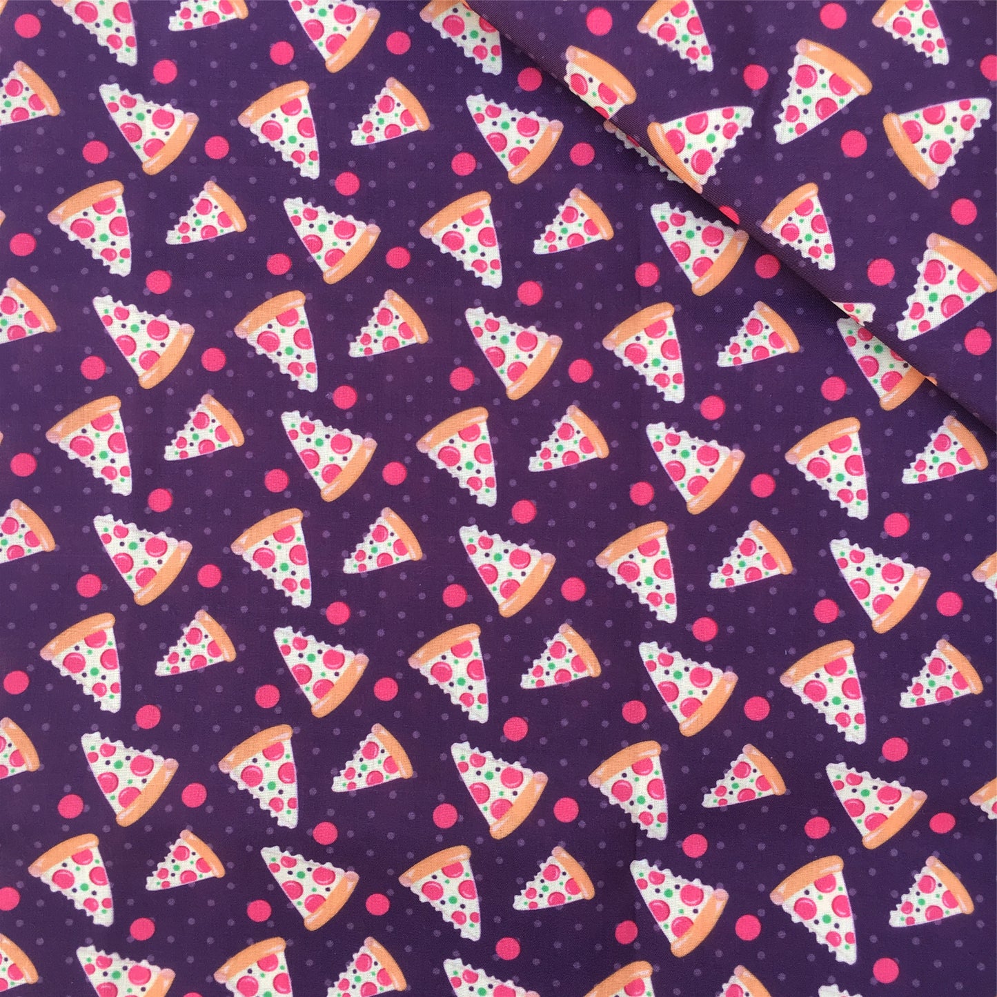 food pizza hut pizza printed fabric