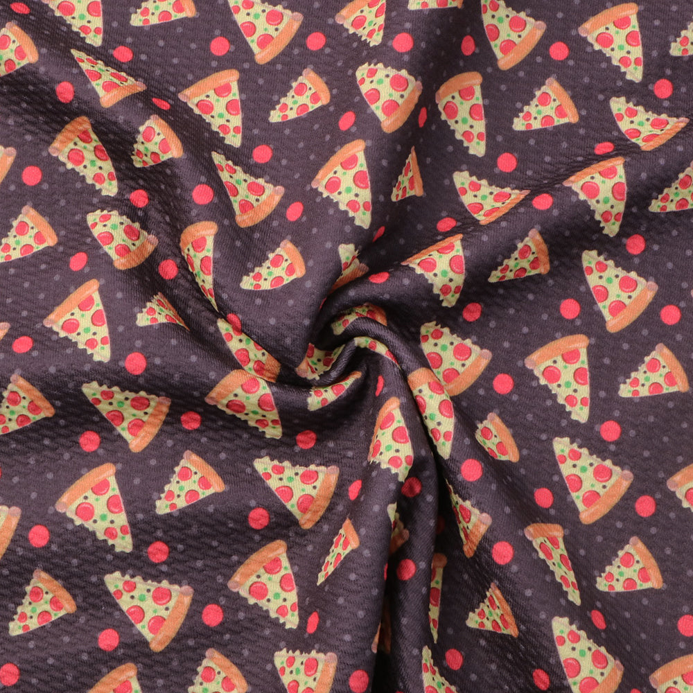 food pizza hut pizza printed fabric