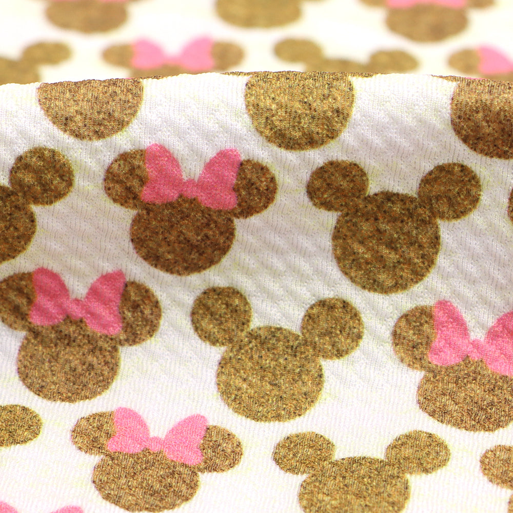 gold series printed fabric