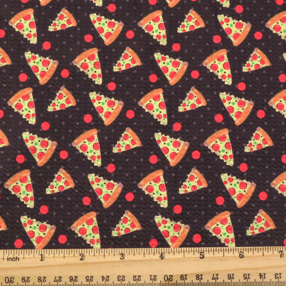 food pizza hut pizza printed fabric