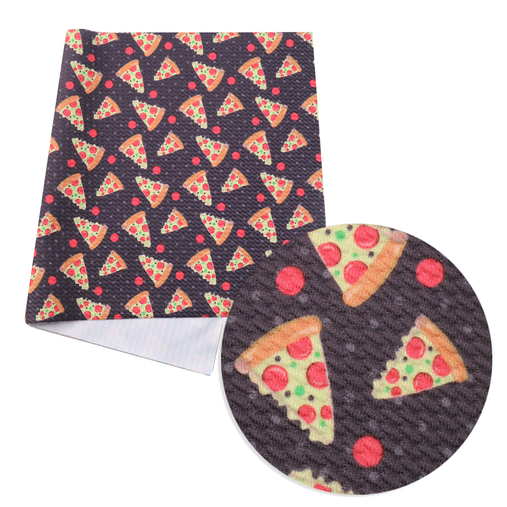 food pizza hut pizza printed fabric