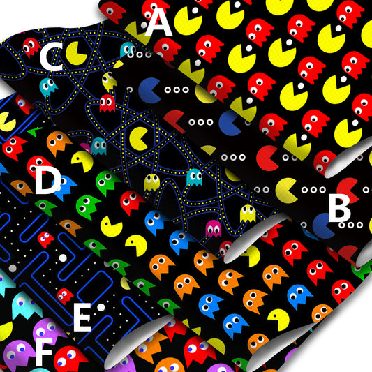 pacman printed fabric