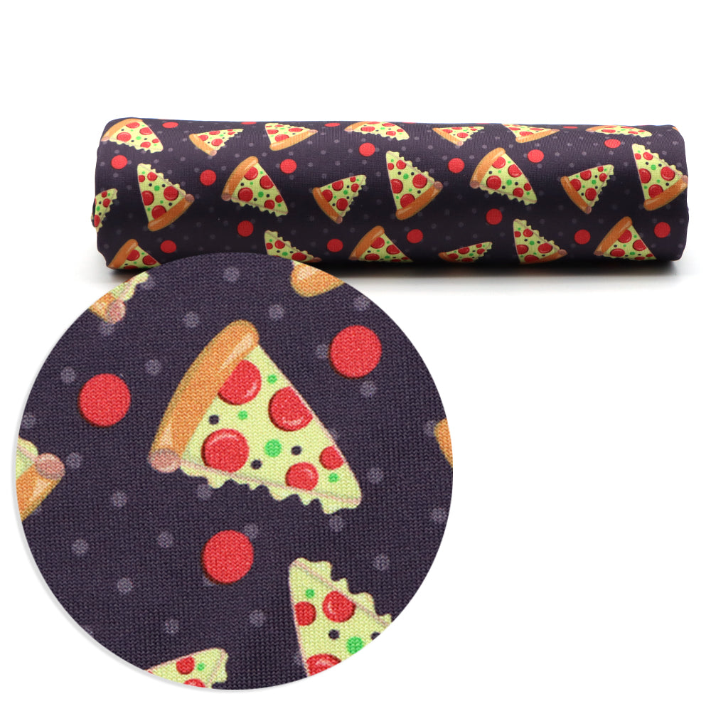 food pizza hut pizza printed fabric