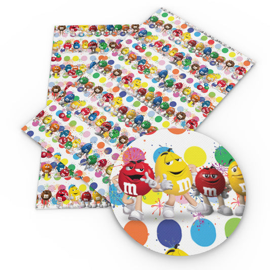 m&m printed fabric