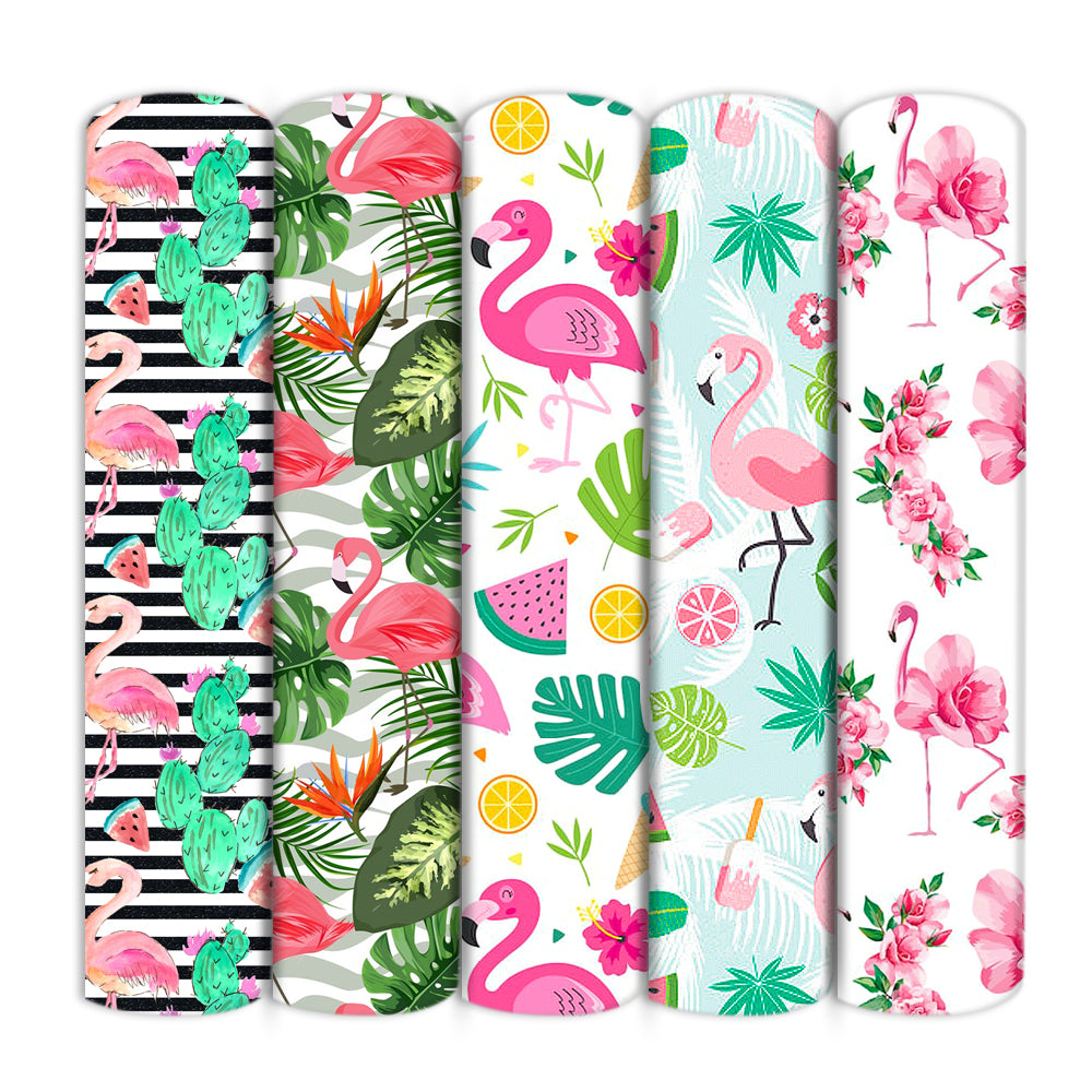 Flamingo Theme Printed Fabric