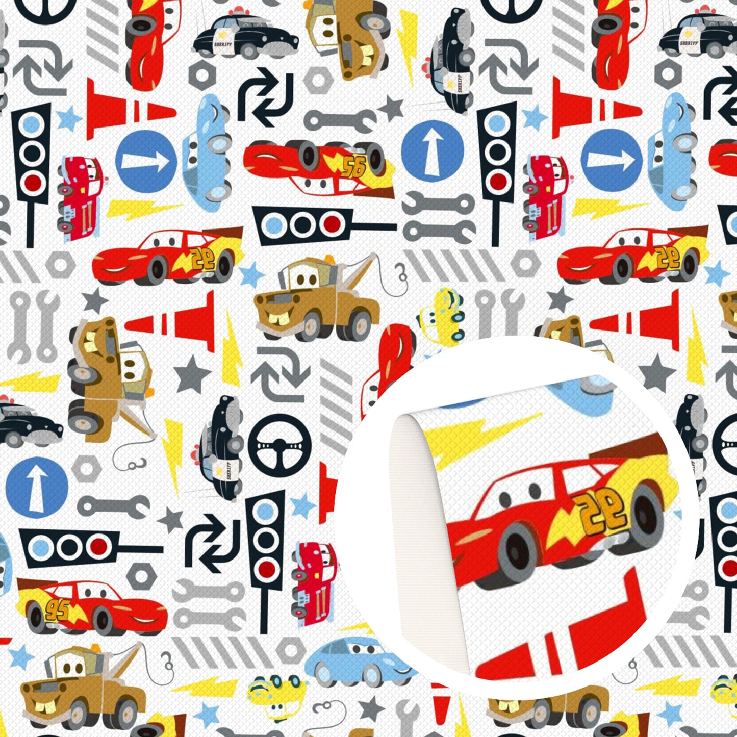 Cartoon Print Fabric