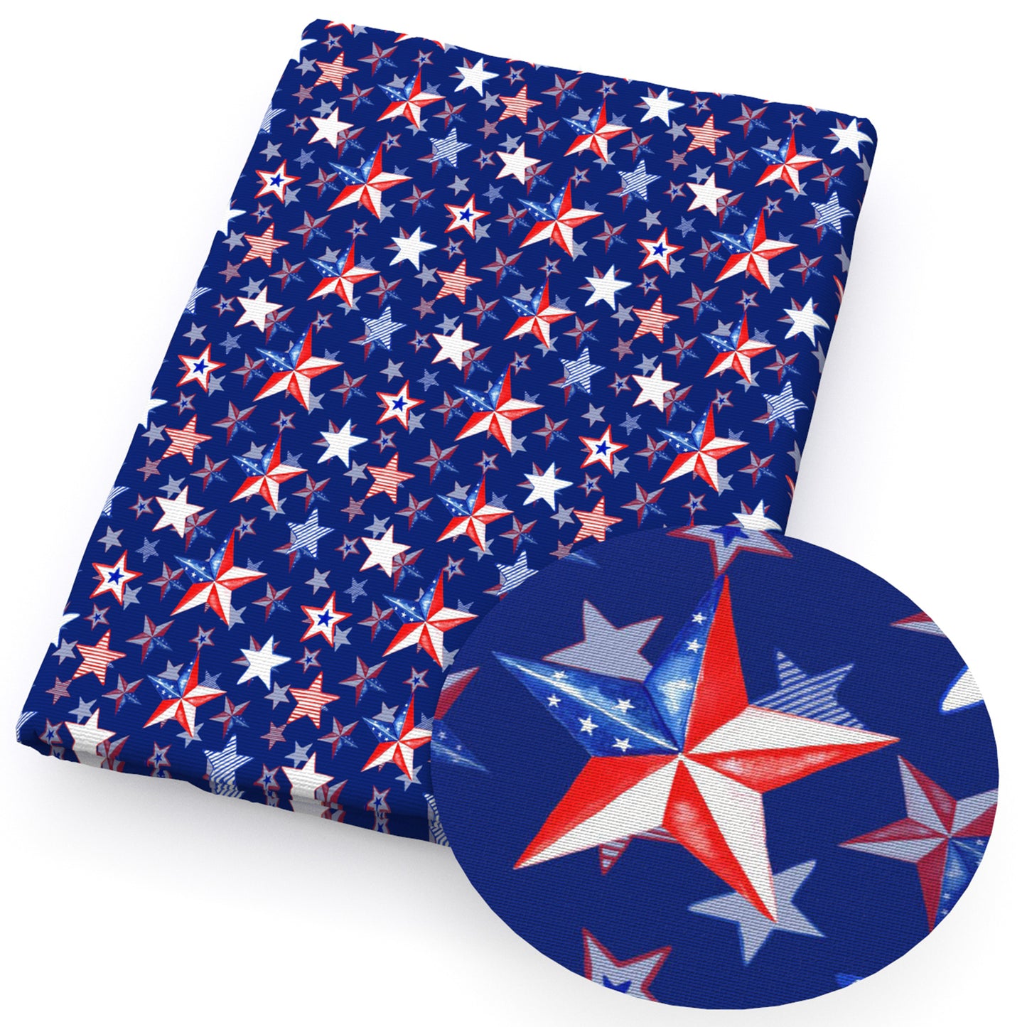 Independence Day (4 of july) Theme Printed Fabric