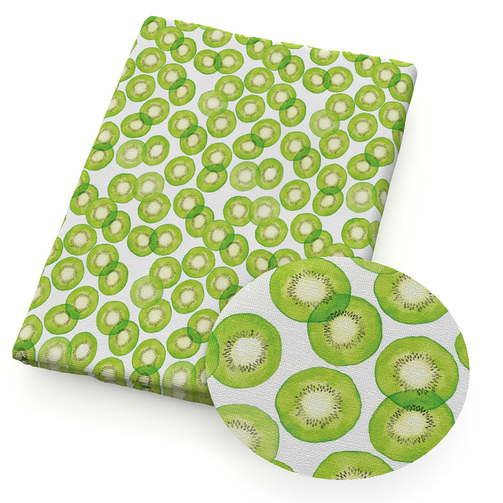 fruit kiwi printed fabric