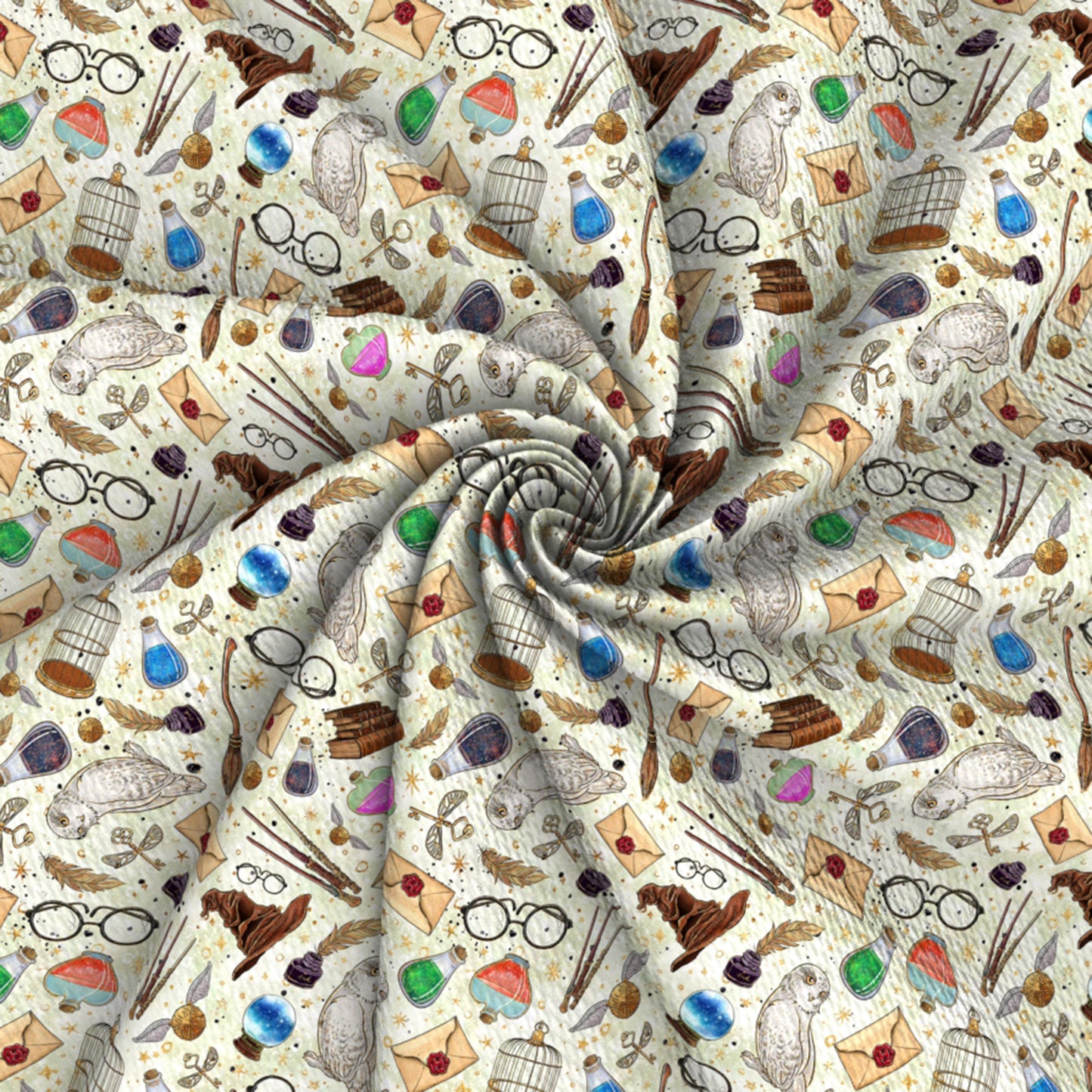 owl printed fabric