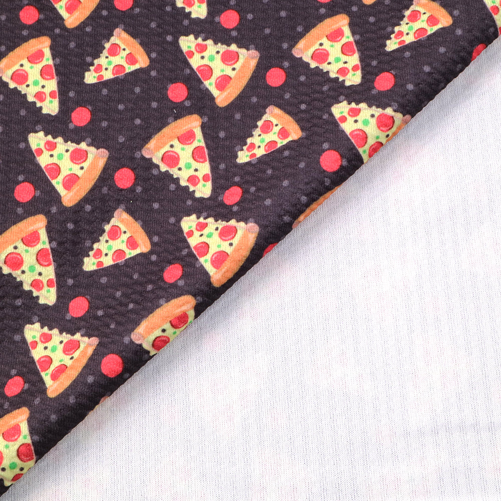 food pizza hut pizza printed fabric