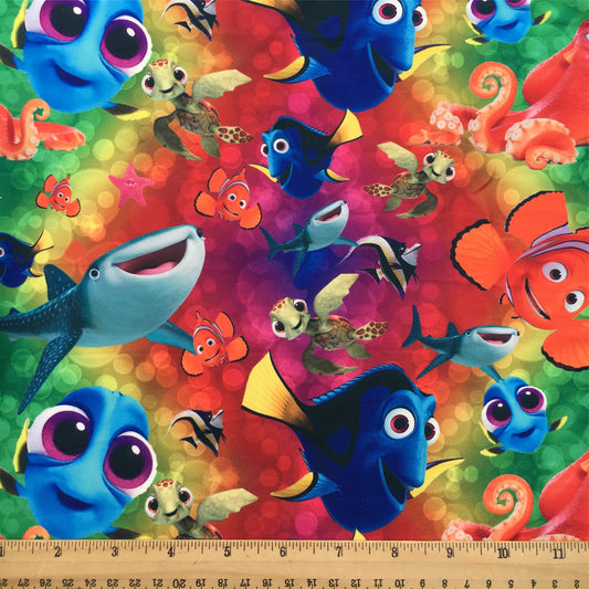 fish printed fabric