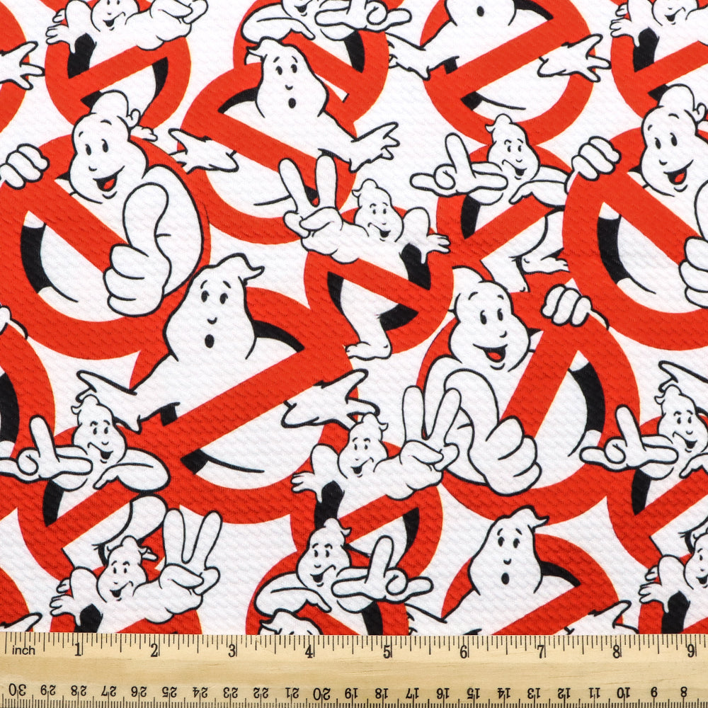 red series printed fabric