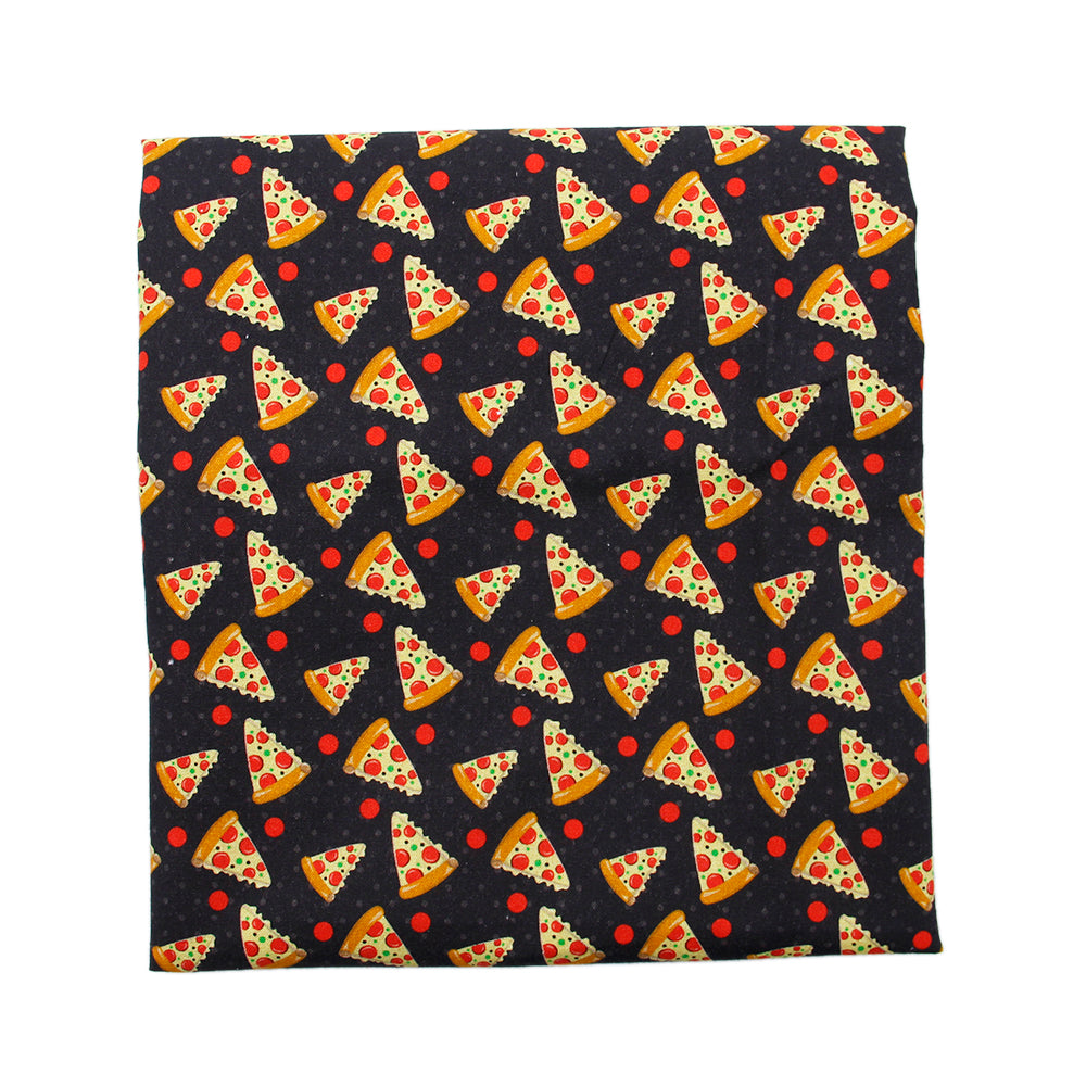 food pizza hut pizza printed fabric