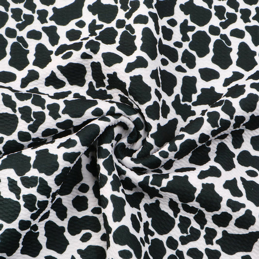 cow pattern printed fabric