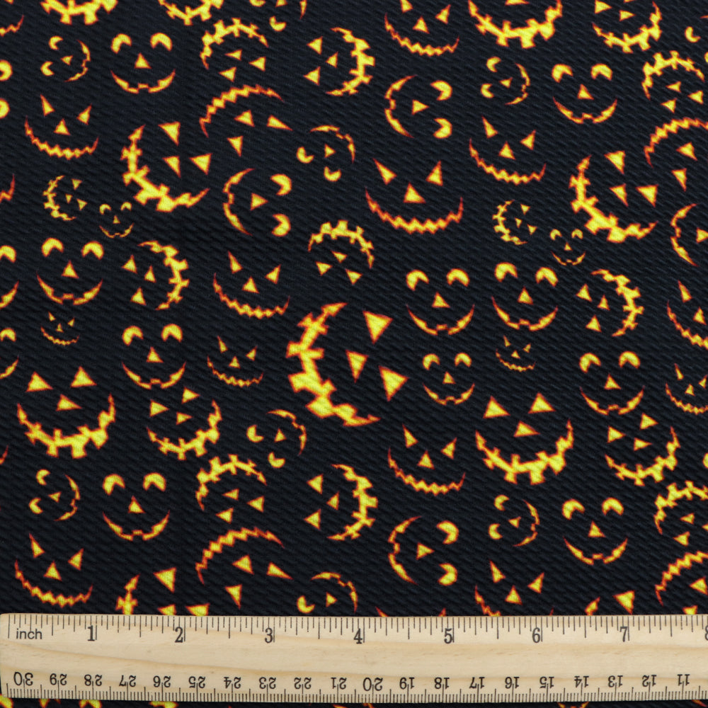 black series yellow series printed fabric