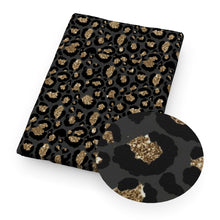 Load image into Gallery viewer, leopard cheetah black series printed fabric
